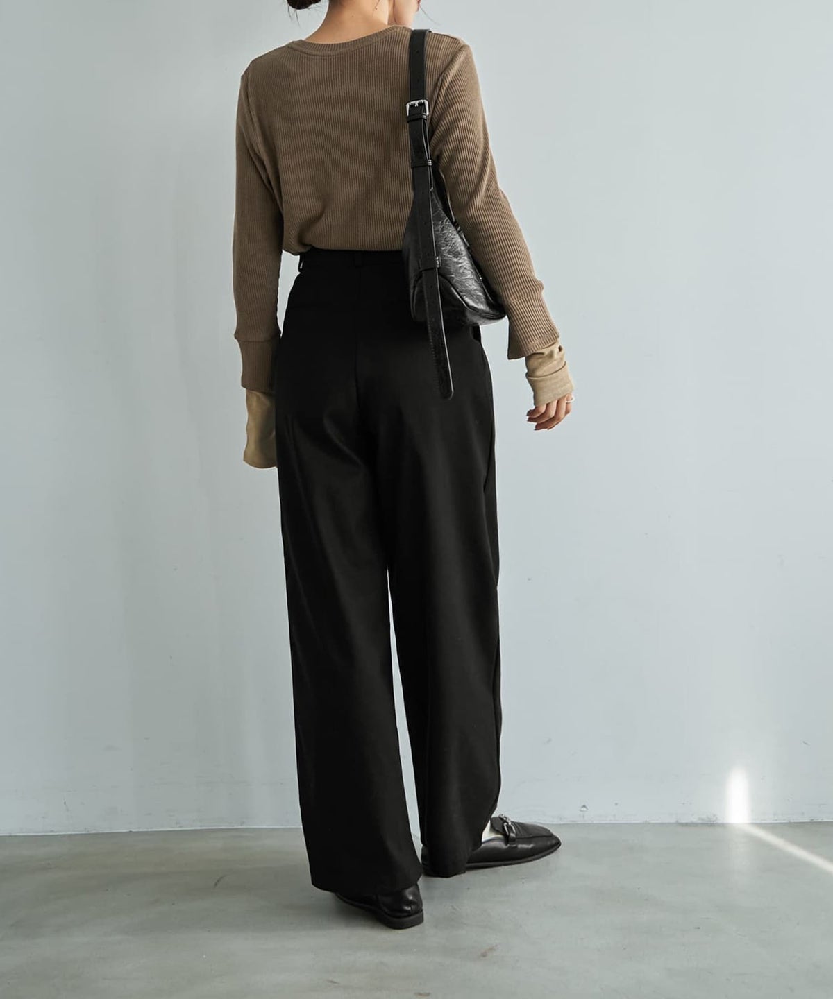 着用イメージ 166cm ブラック Sサイズ