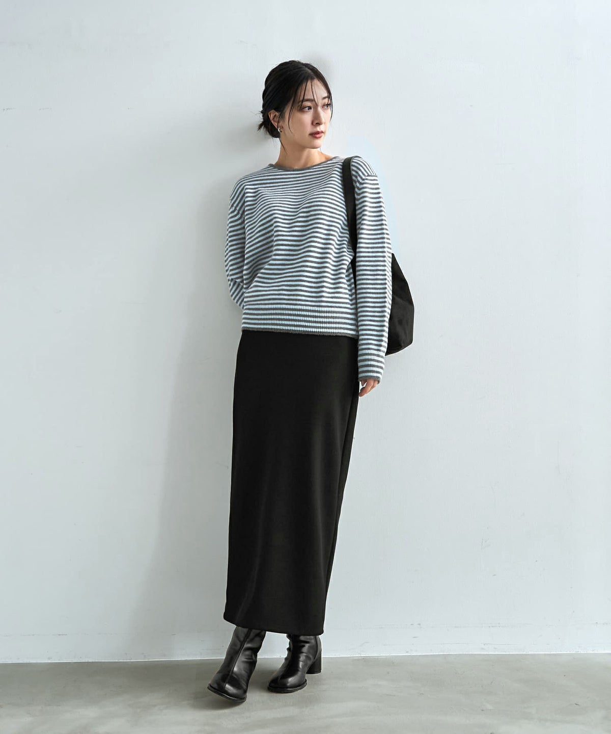 着用イメージ 166cm グレーミックス