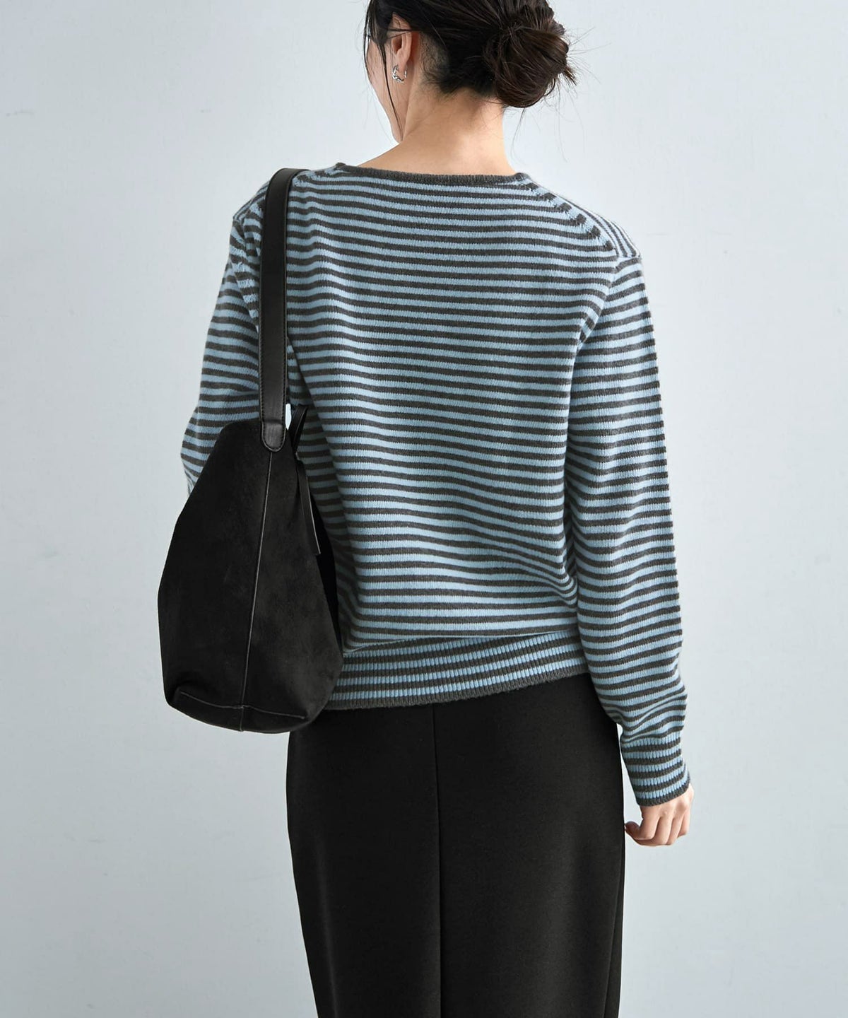 着用イメージ 166cm グレーミックス