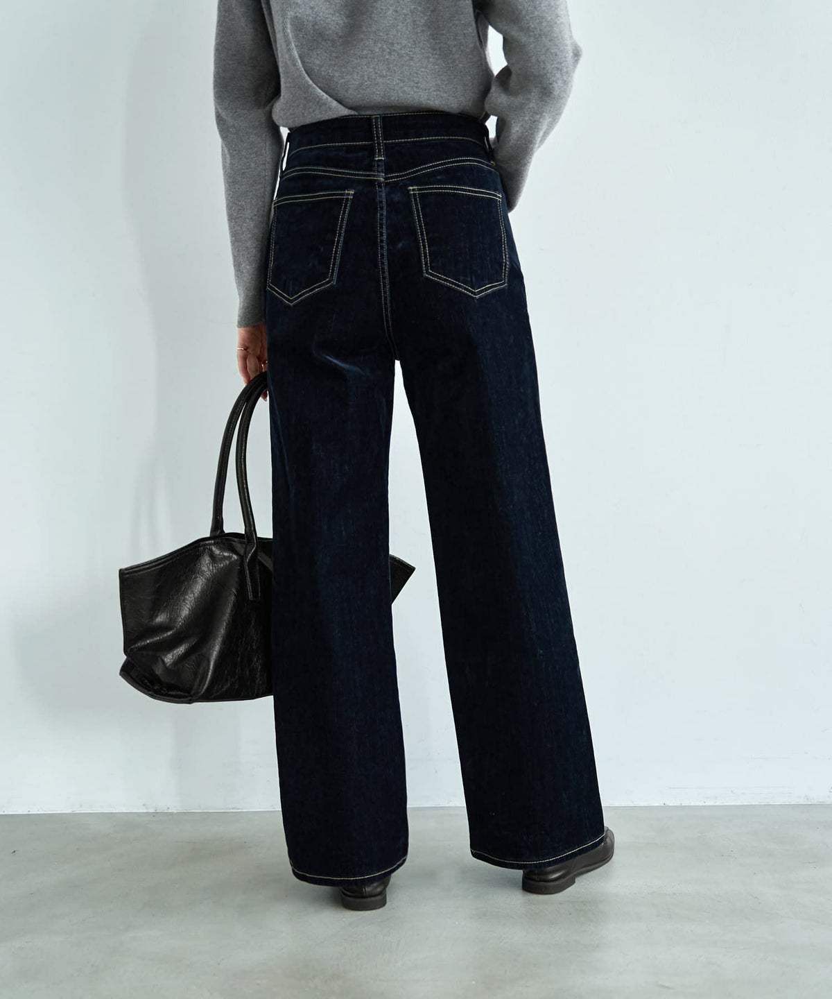 着用イメージ 166cm ネイビー Sサイズ