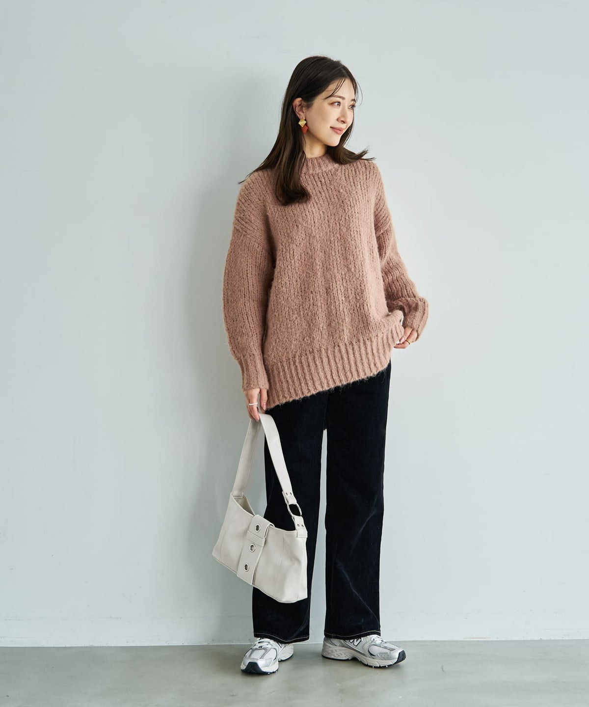 着用イメージ 166cm ネイビー Sサイズ