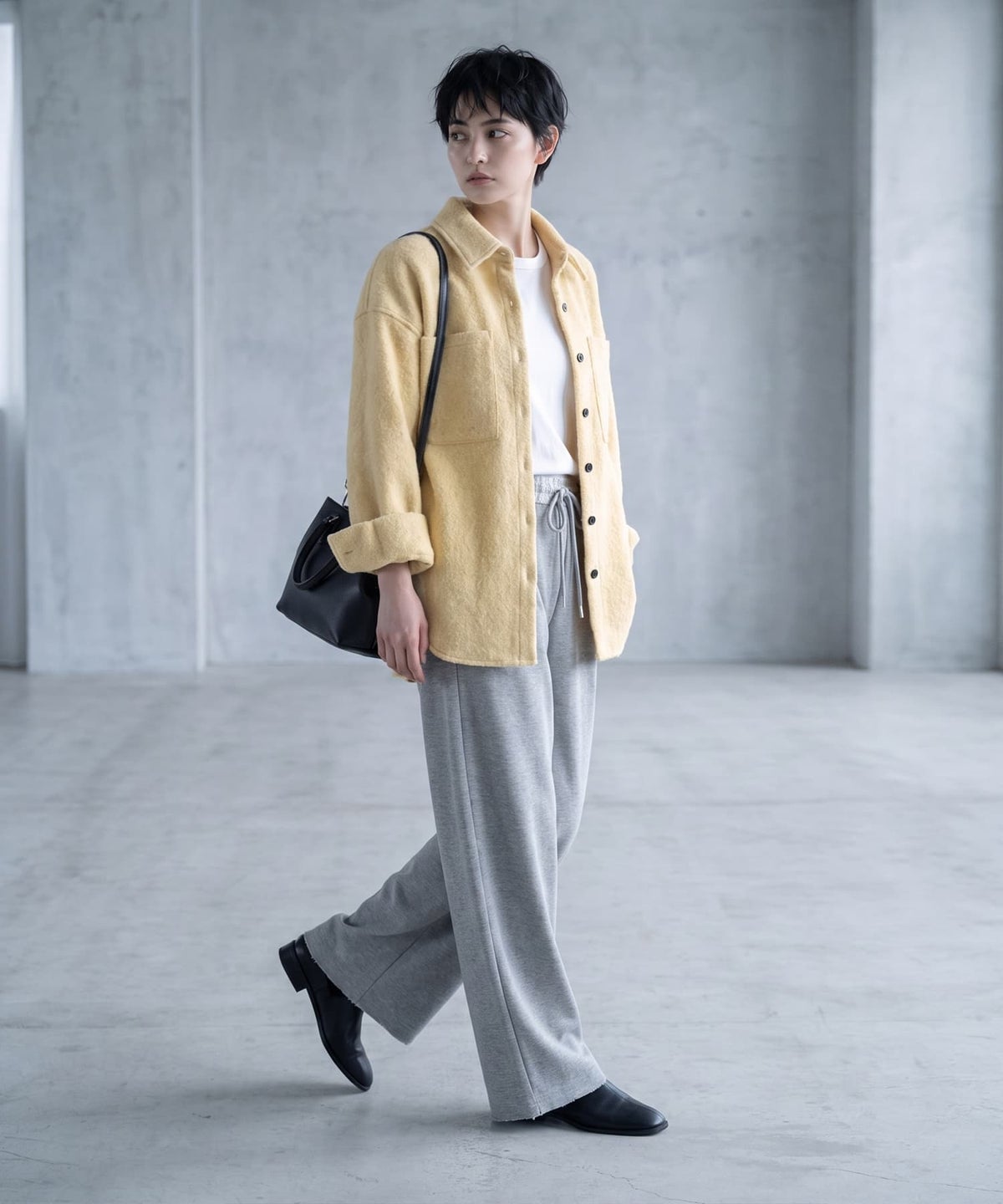 着用イメージ 170cm イエロー