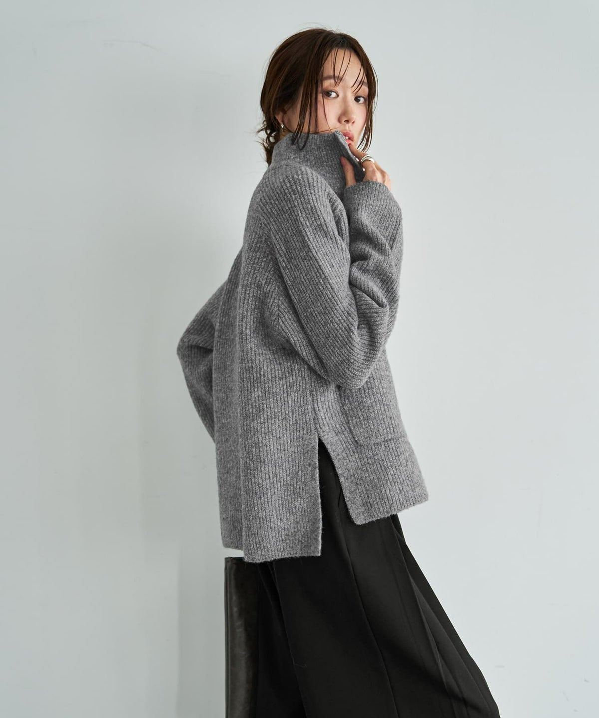 着用イメージ 165cm グレー