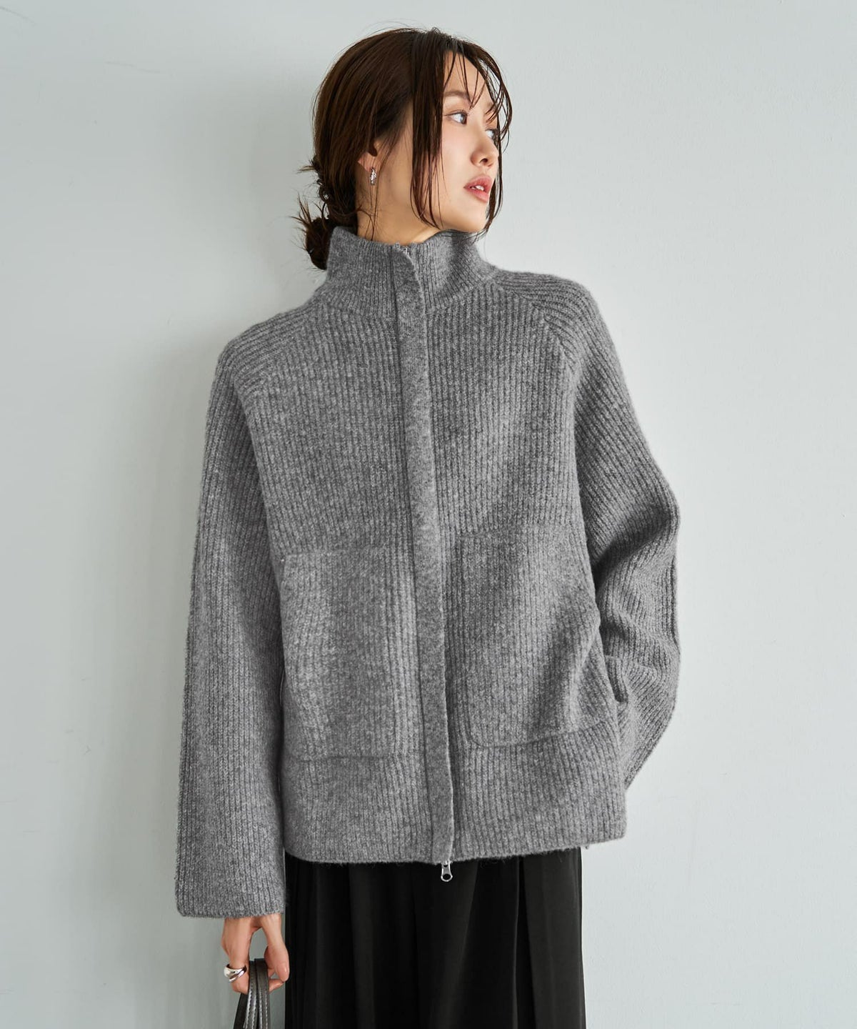 着用イメージ 165cm グレー
