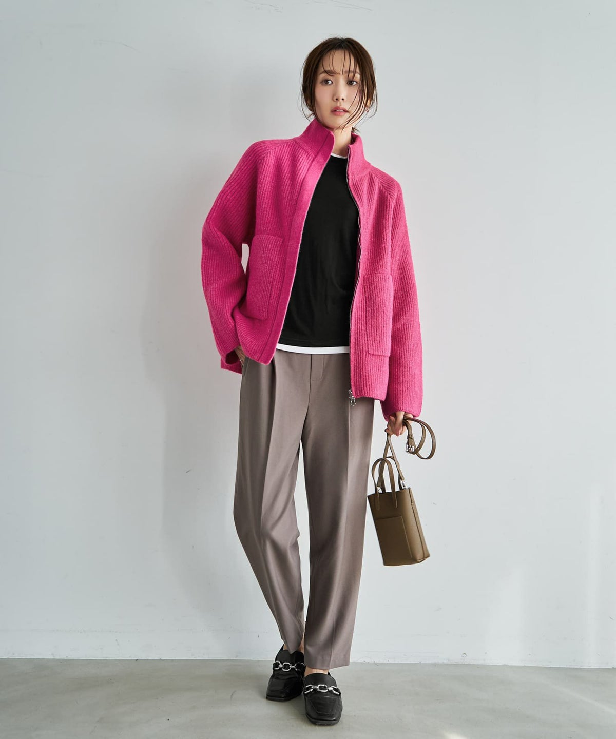 着用イメージ 165cm ピンク