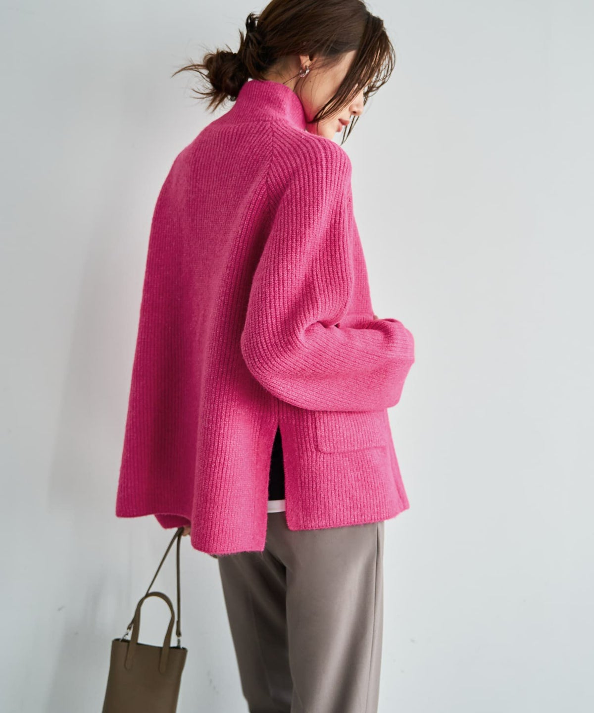 着用イメージ 165cm ピンク