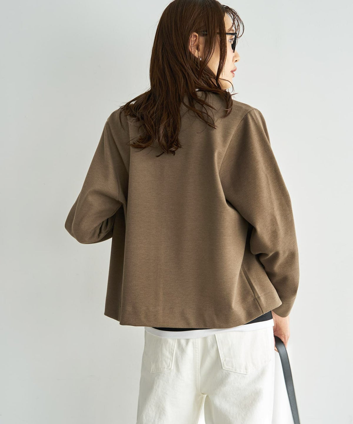 着用イメージ 165cm ブラウン