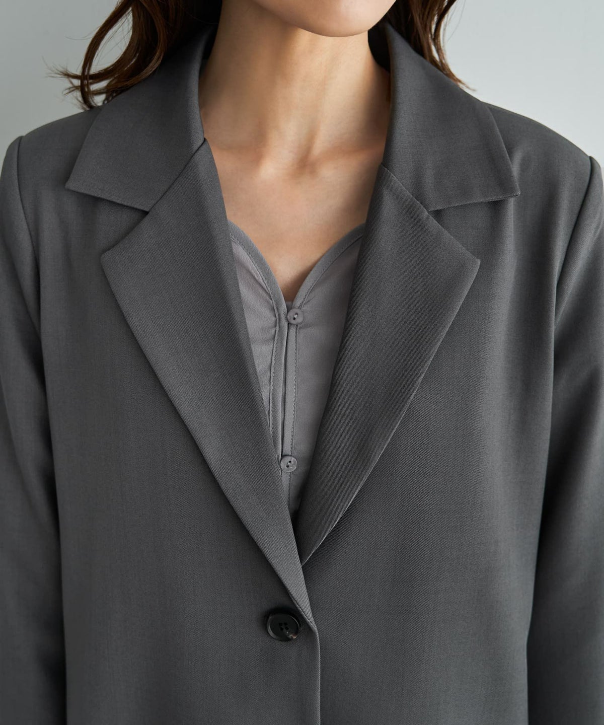 着用イメージ 165cm グレー