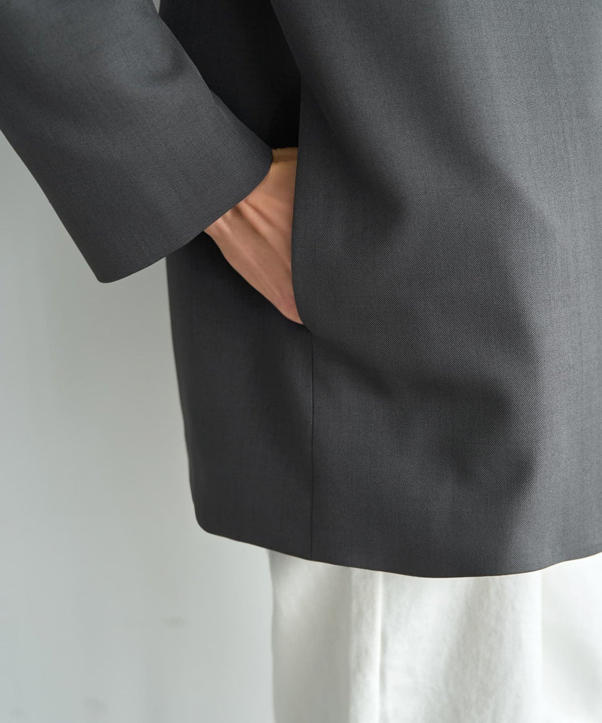 着用イメージ 165cm グレー
