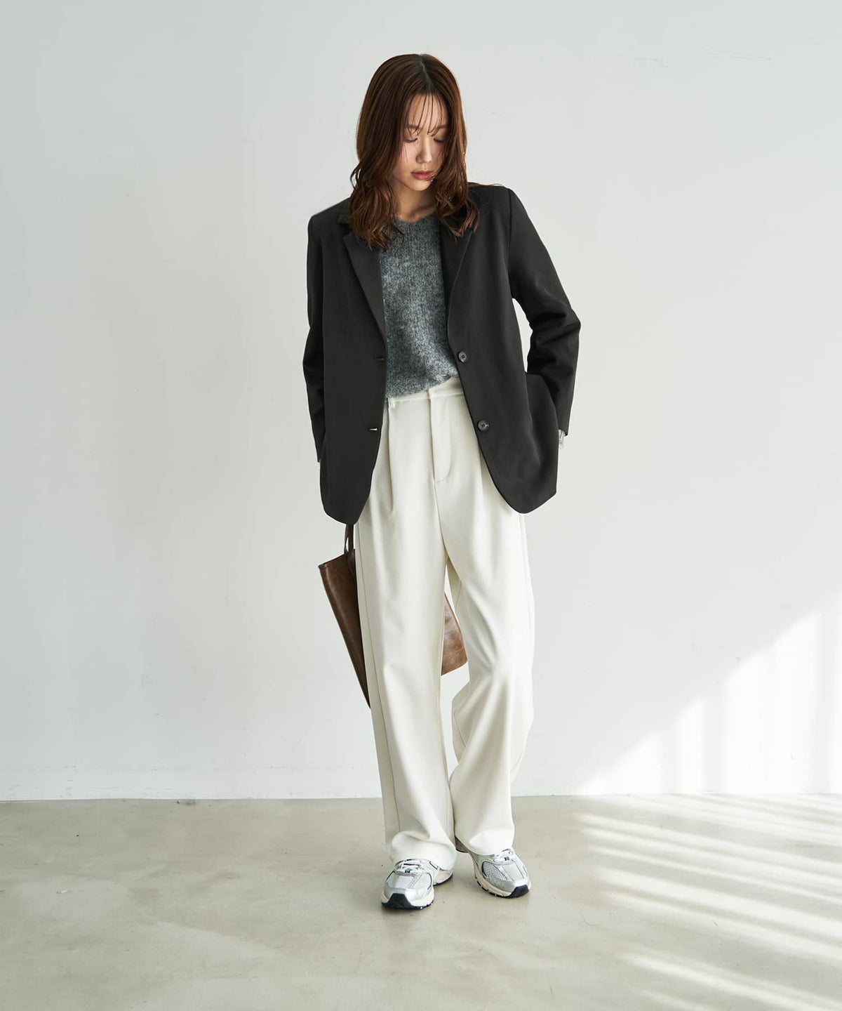 着用イメージ 165cm ブラック