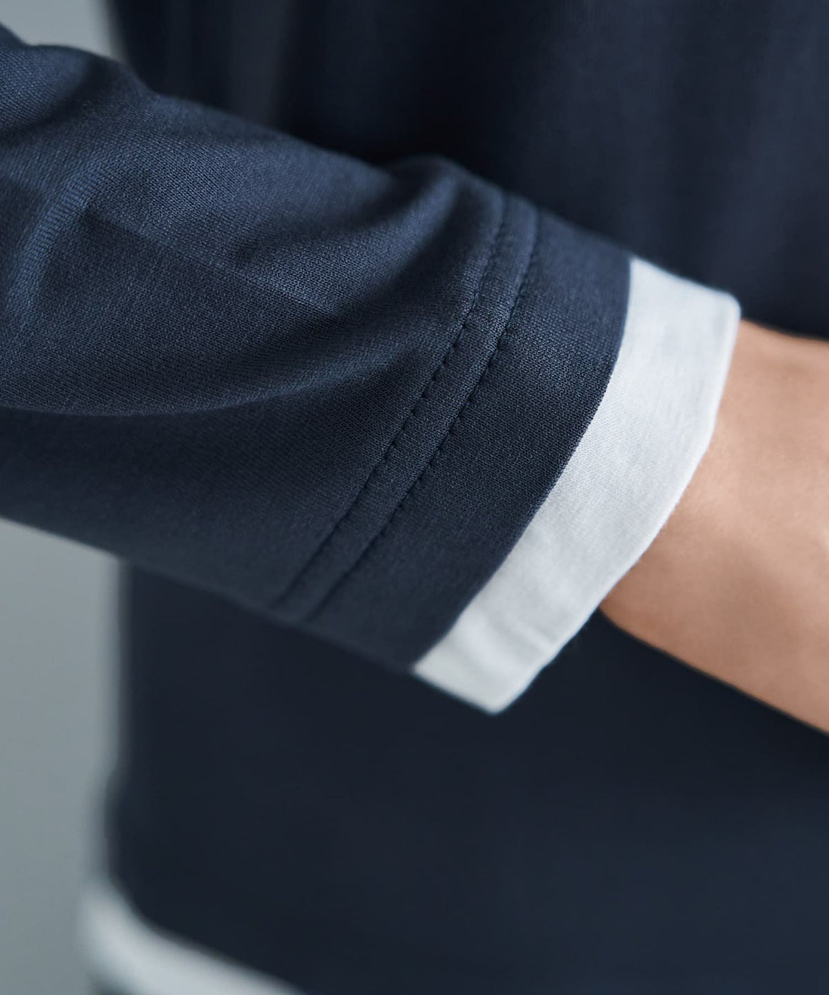 着用イメージ 165cm ネイビー