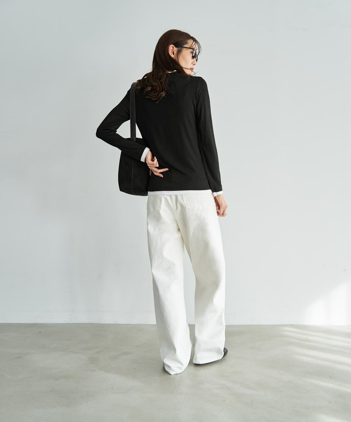 着用イメージ 165cm ブラック