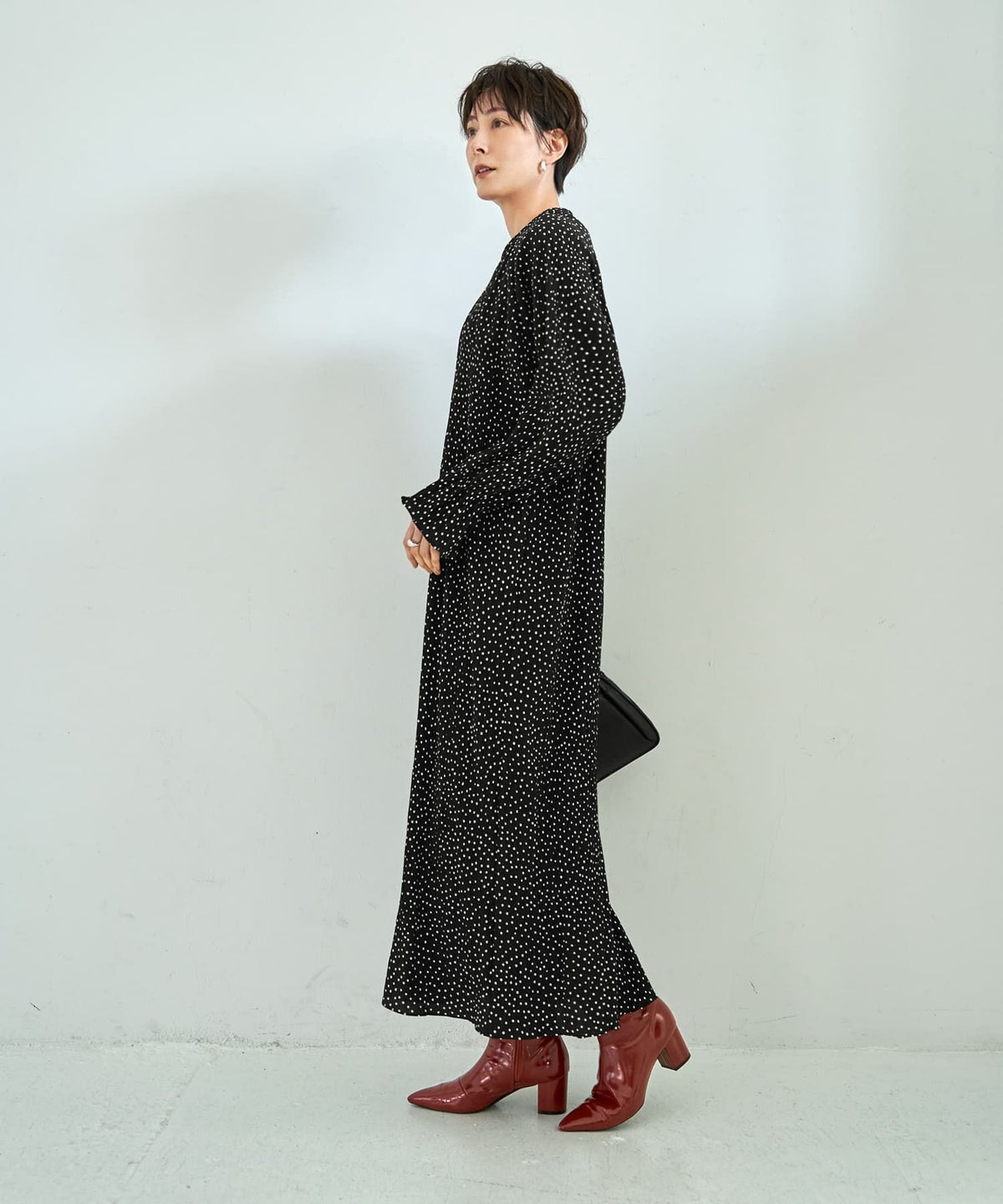 着用イメージ 167cm ブラック 02サイズ