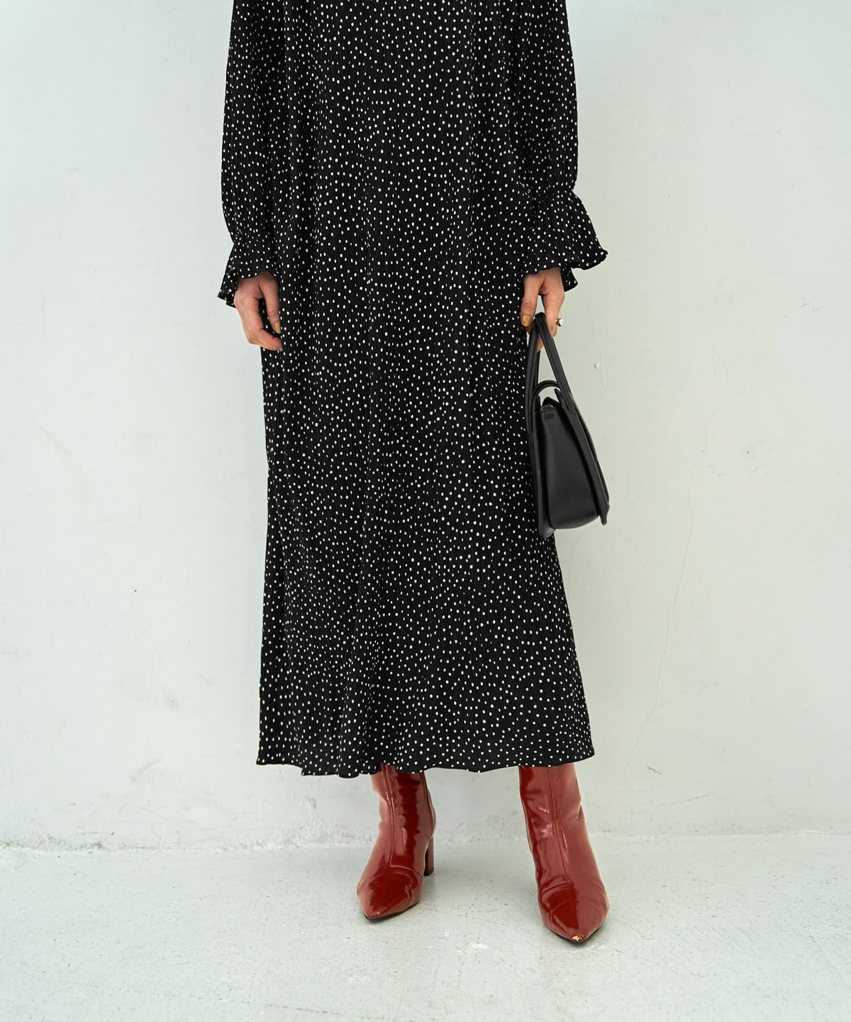 着用イメージ 167cm ブラック 02サイズ