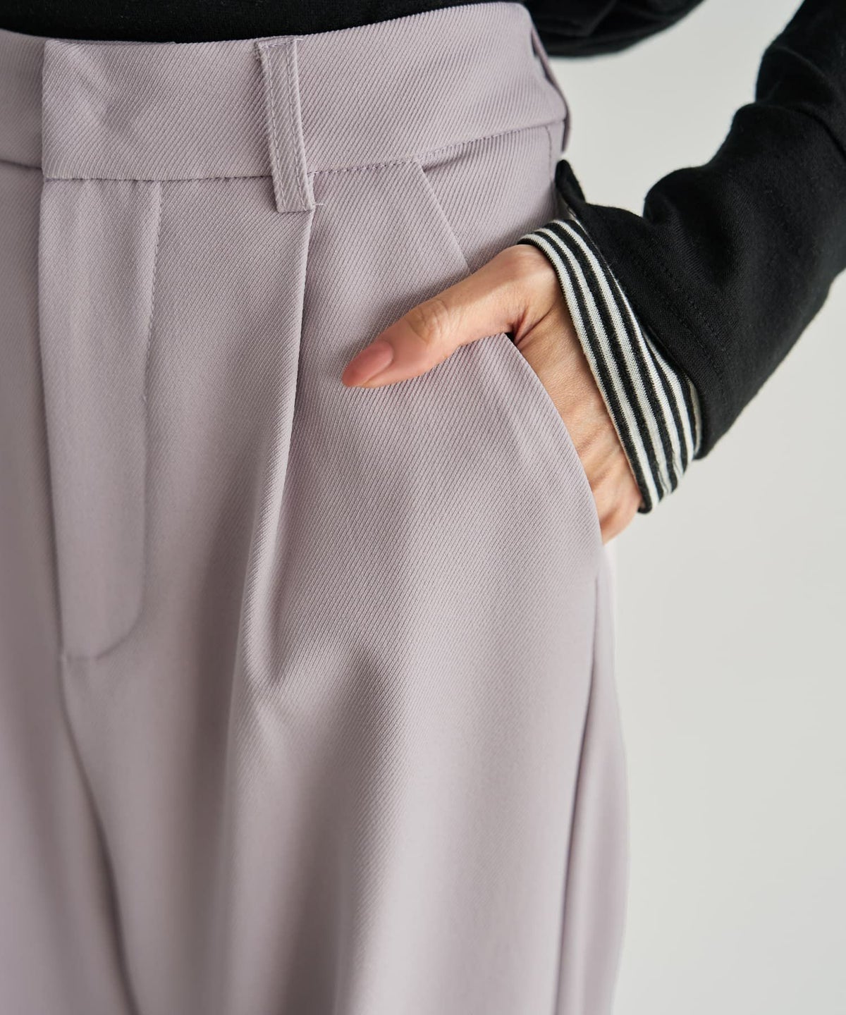 着用イメージ 165cm ラベンダー Sサイズ