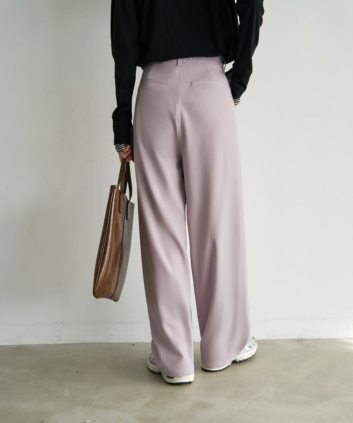 着用イメージ 165cm ラベンダー Sサイズ