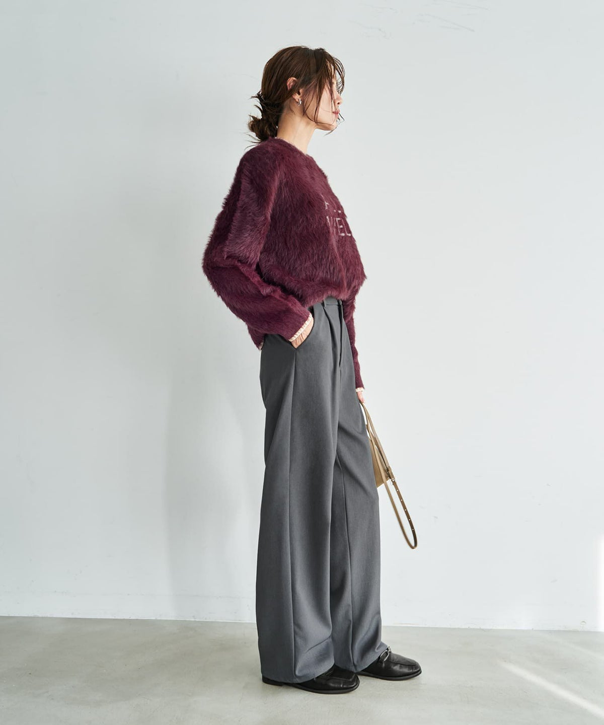 着用イメージ 165cm グレー Sサイズ