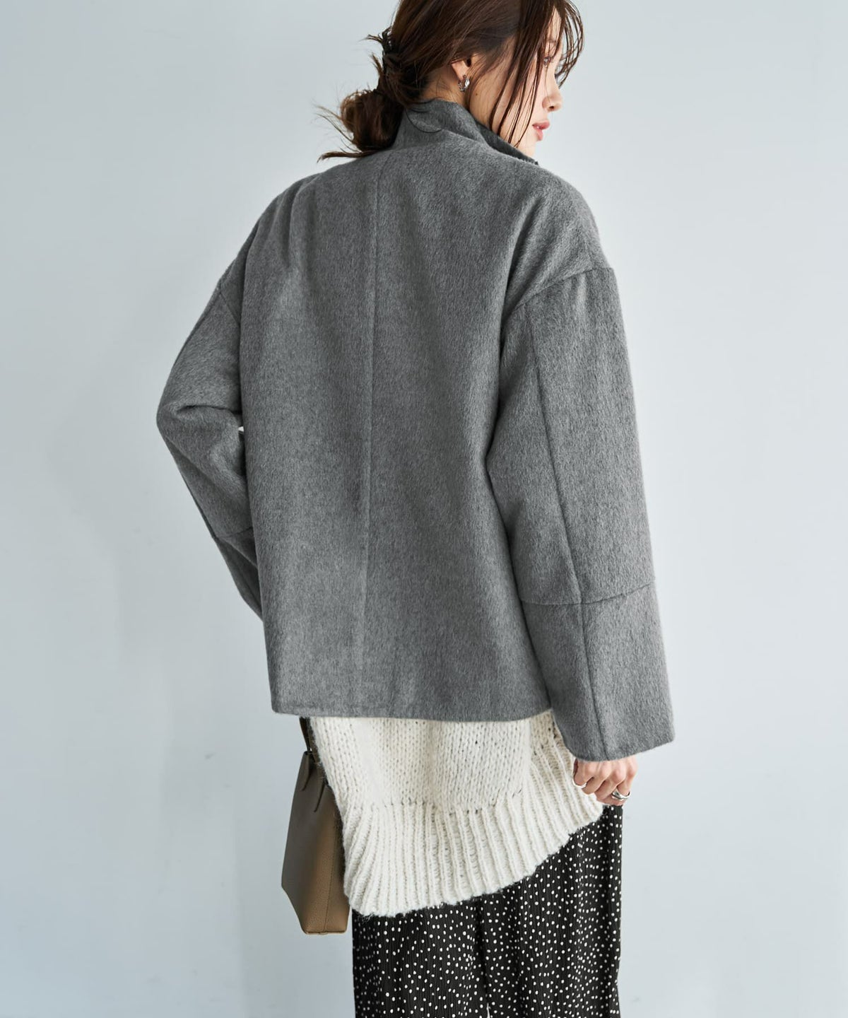 着用イメージ 165cm グレー