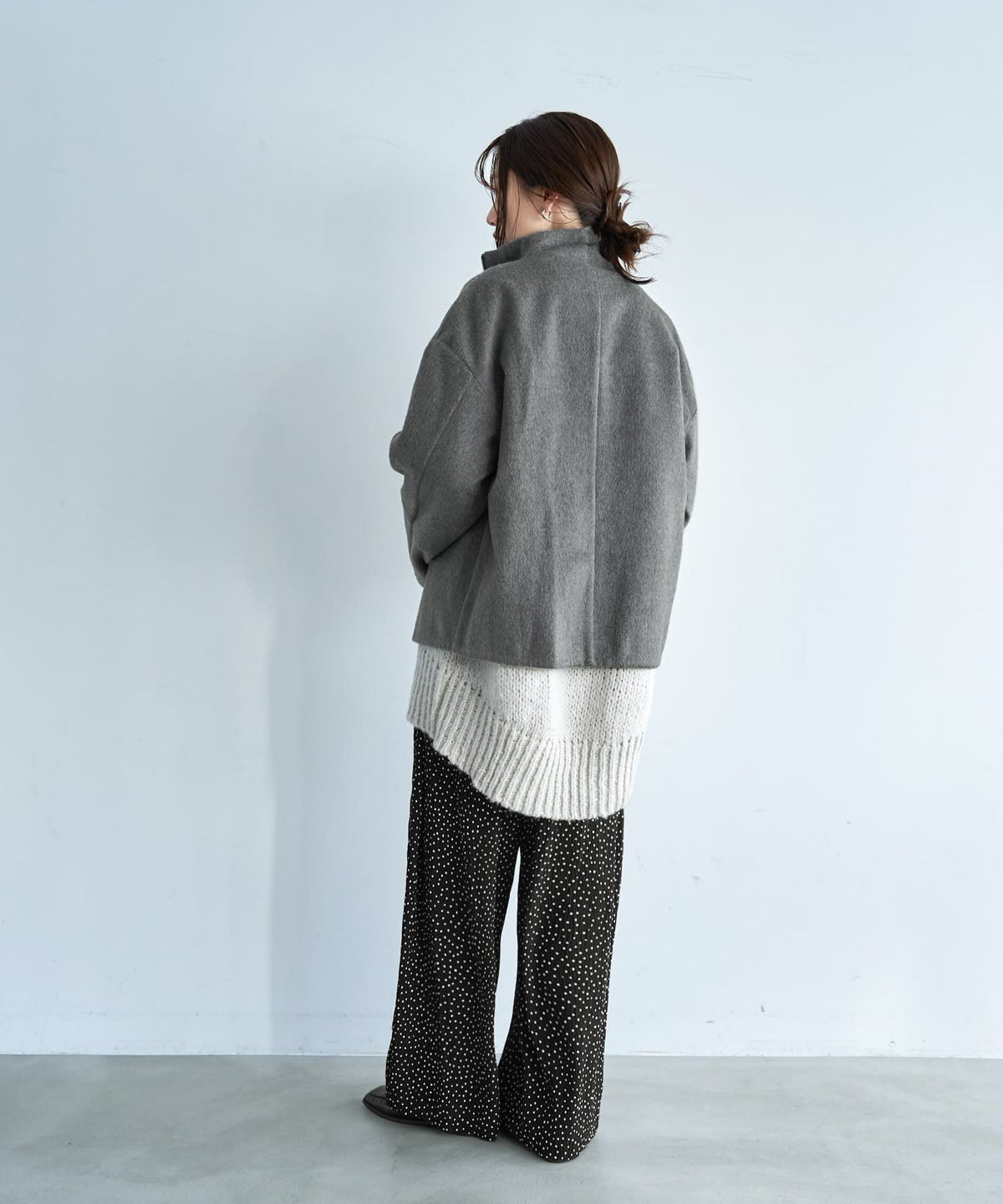 着用イメージ 165cm グレー
