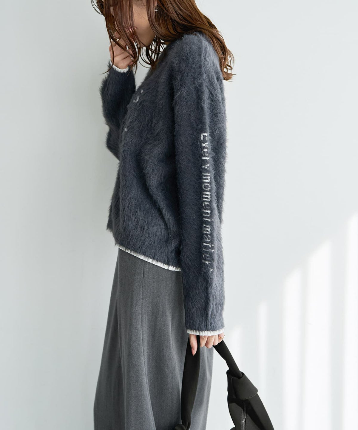 着用イメージ 165cm チャコールグレー