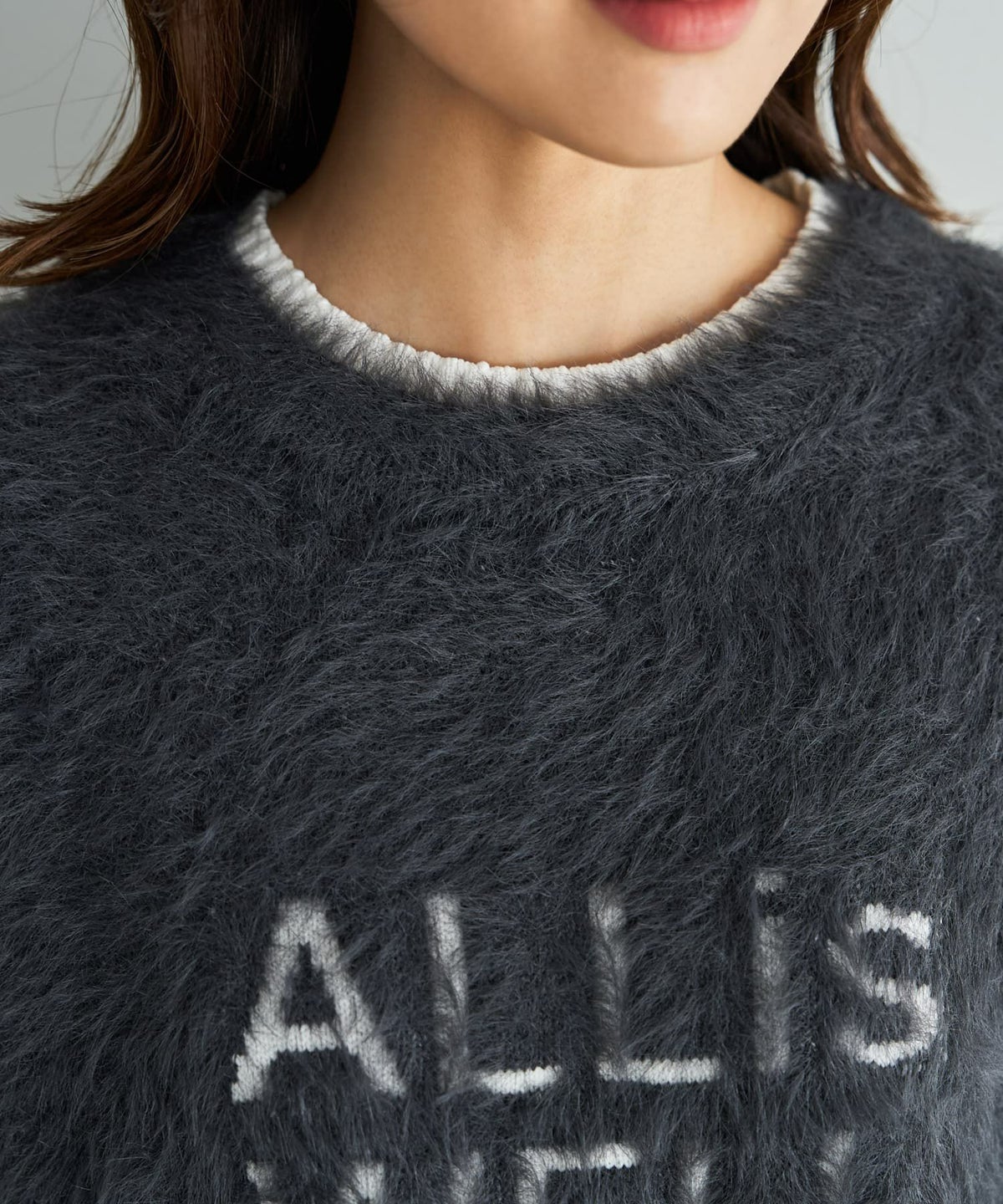 着用イメージ 165cm チャコールグレー