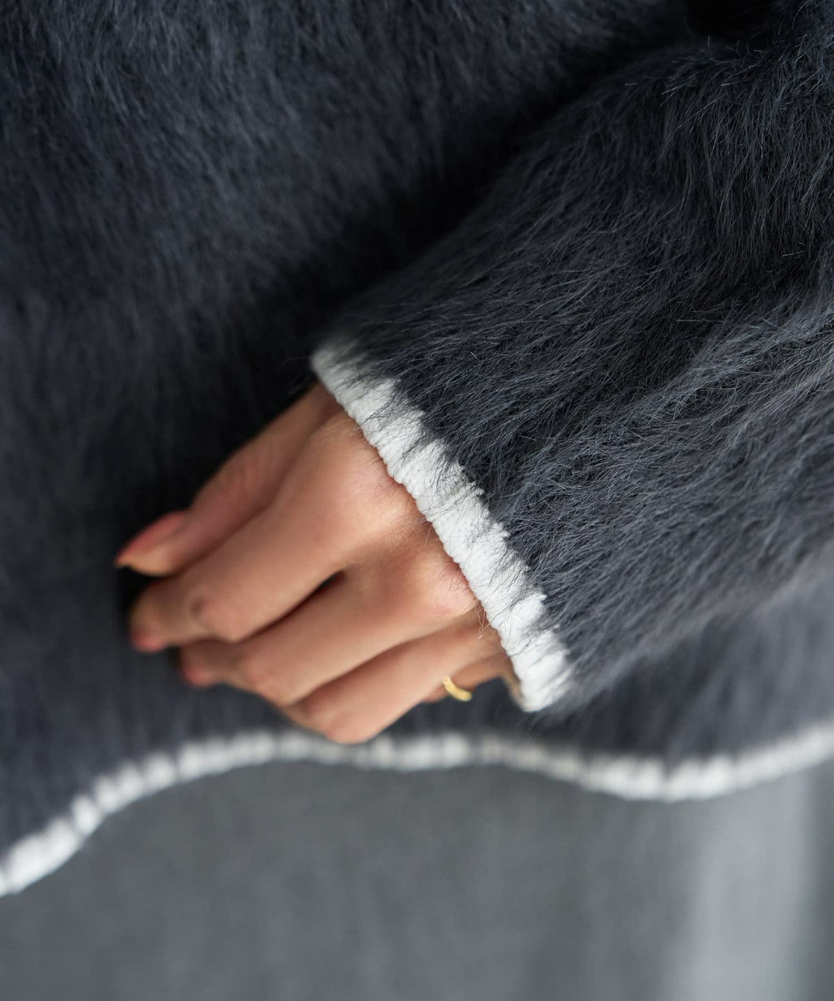 着用イメージ 165cm チャコールグレー