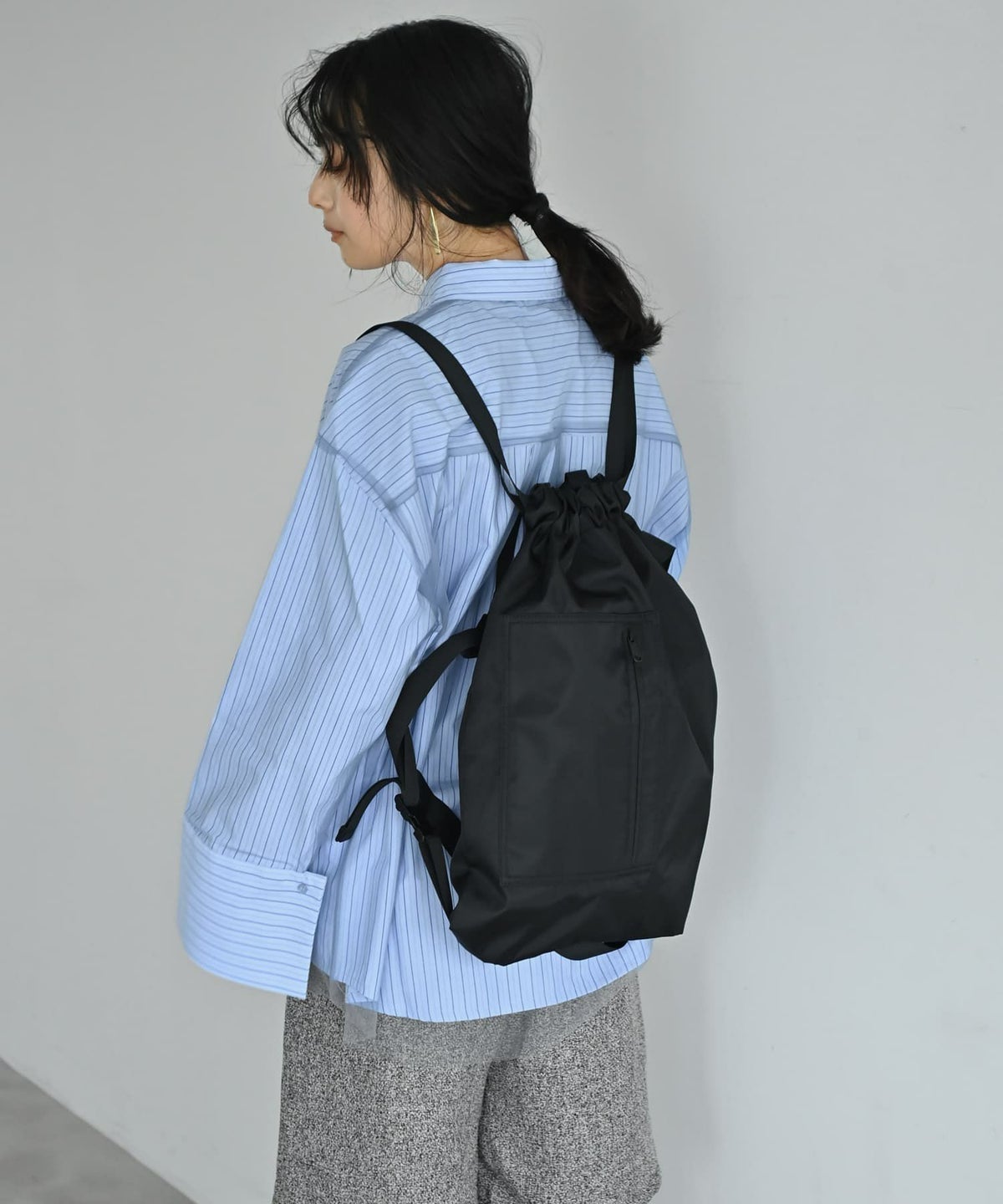 着用イメージ 167cm ブラック