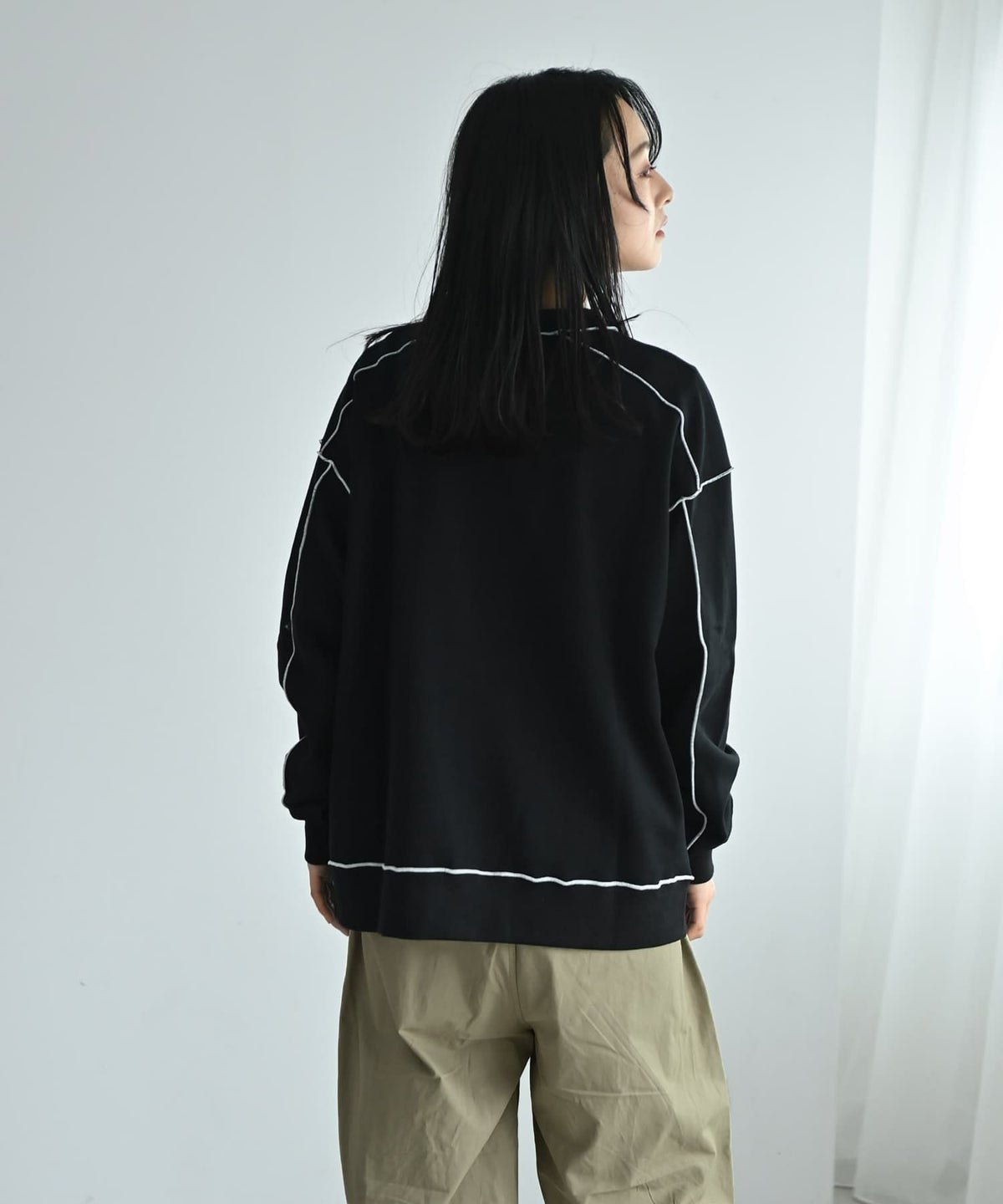 着用イメージ 167cm ブラック