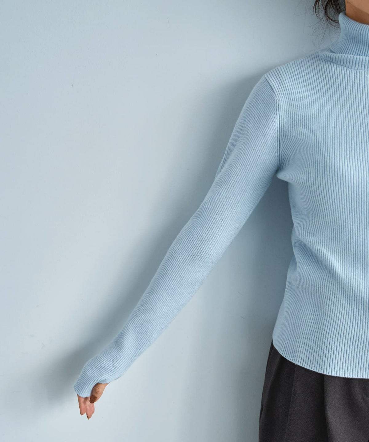 着用イメージ 166cm ライトブルー
