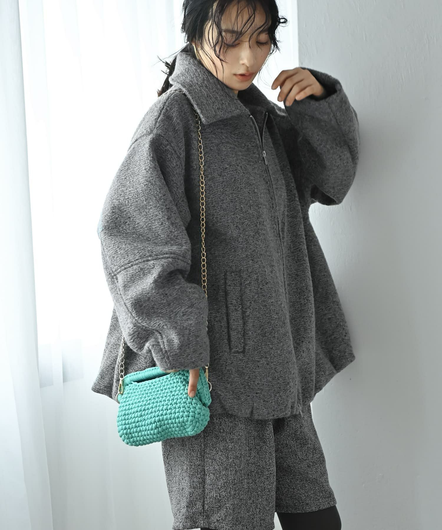 BLK001】かぎ編みクラッチバッグ | おしゃれな大人レディース