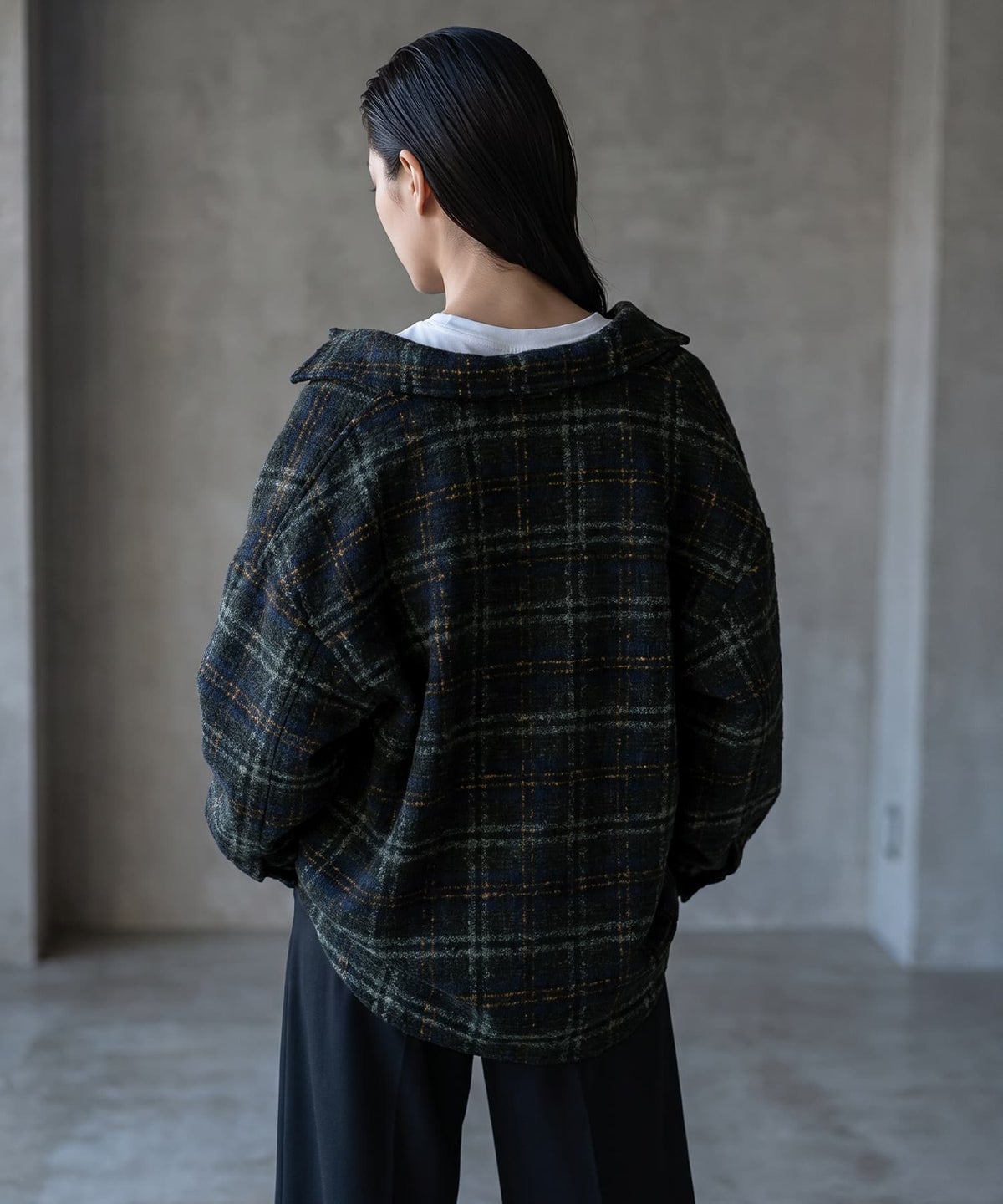 着用イメージ 170cm グリーン