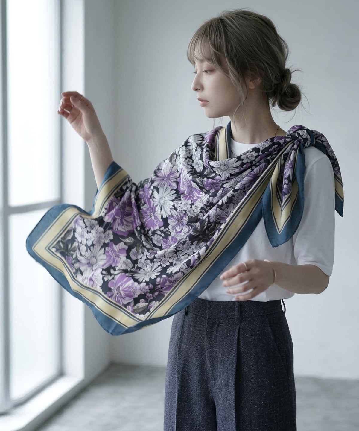 着用イメージ 165cm ブルー