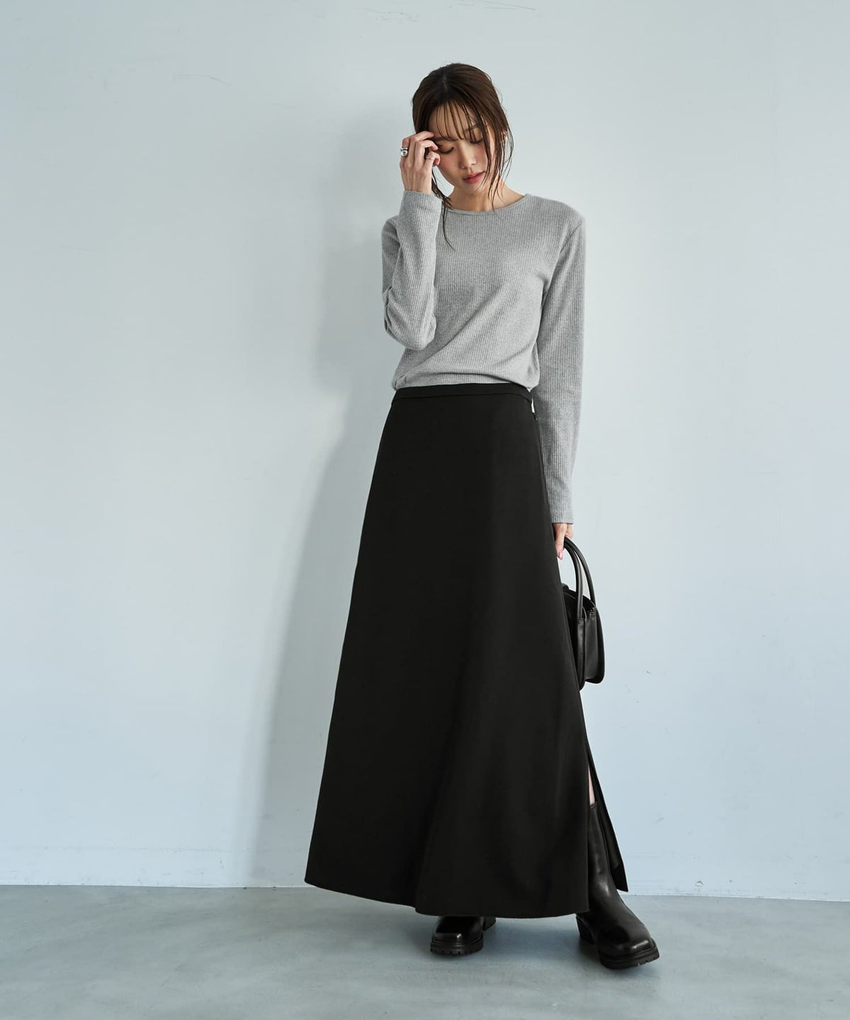 着用イメージ 165cm ブラック 02サイズ