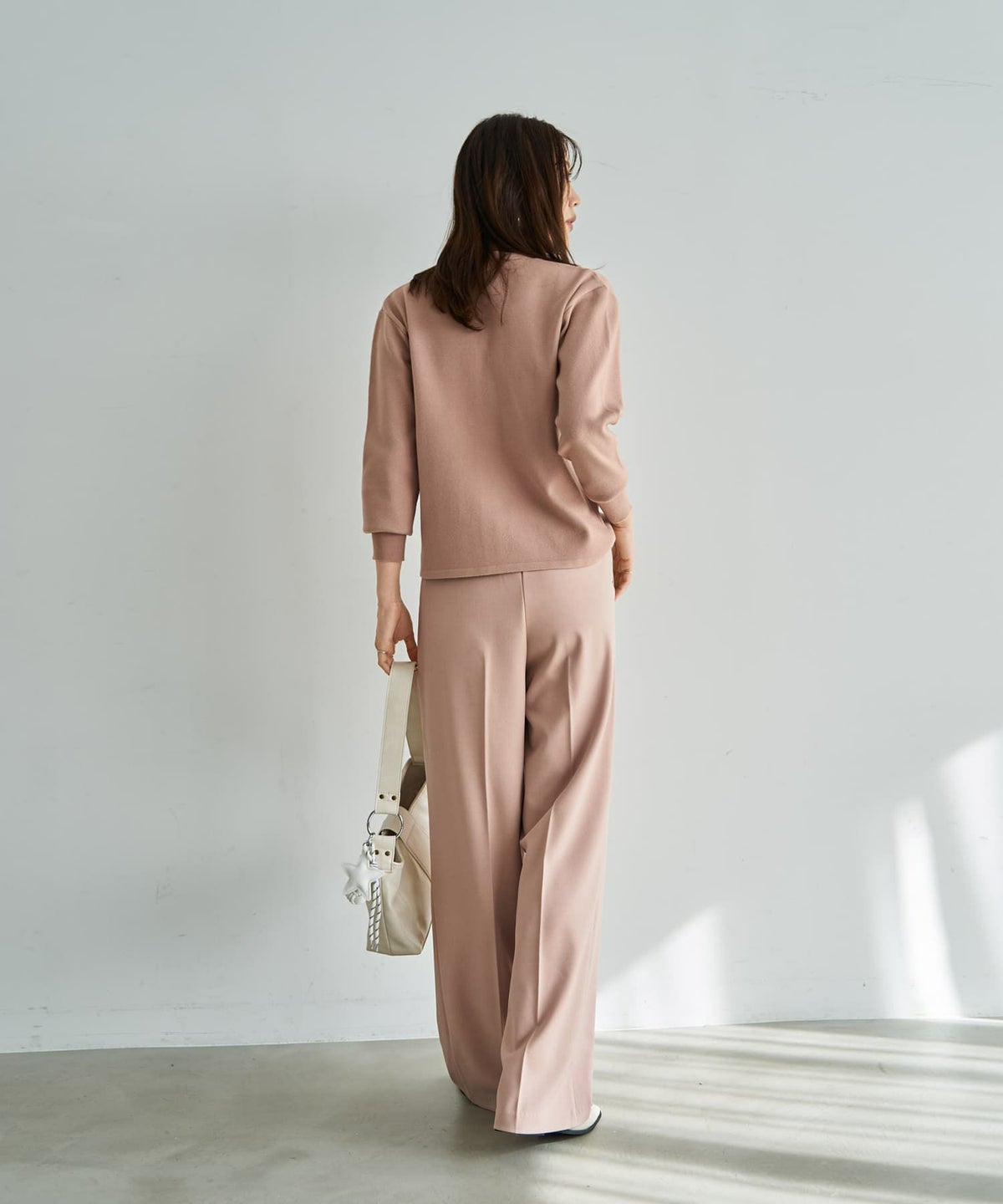 着用イメージ 166cm ピンク