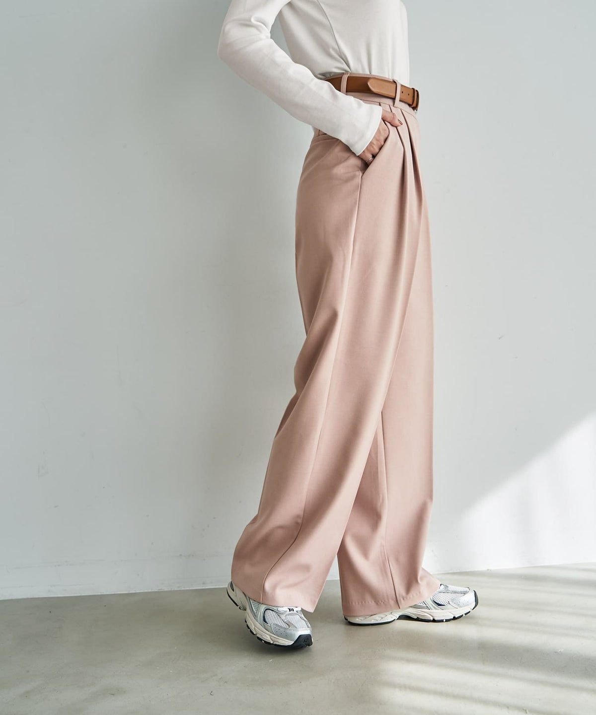 着用イメージ 166cm ピンク Sサイズ