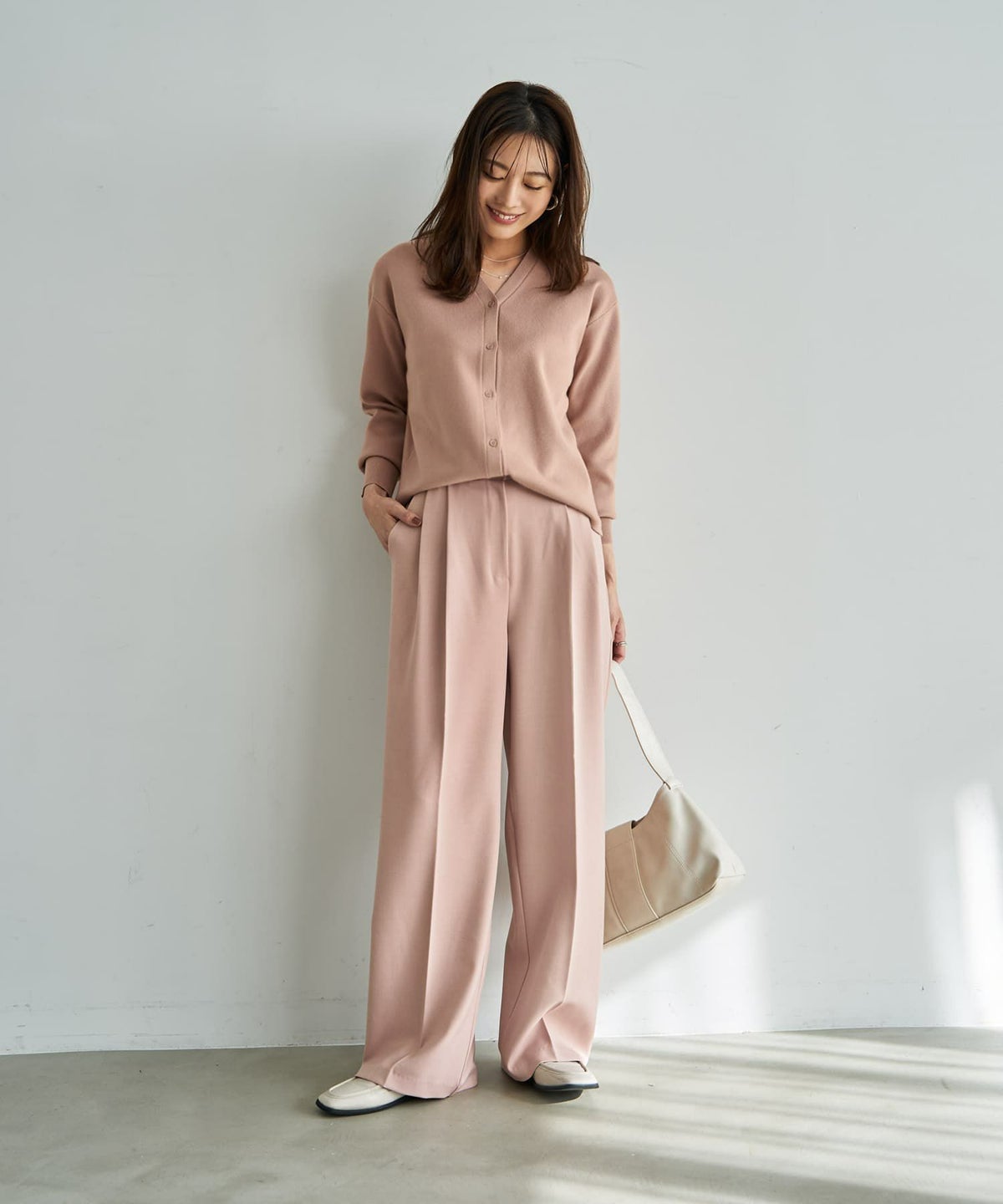 着用イメージ 166cm ピンク Sサイズ