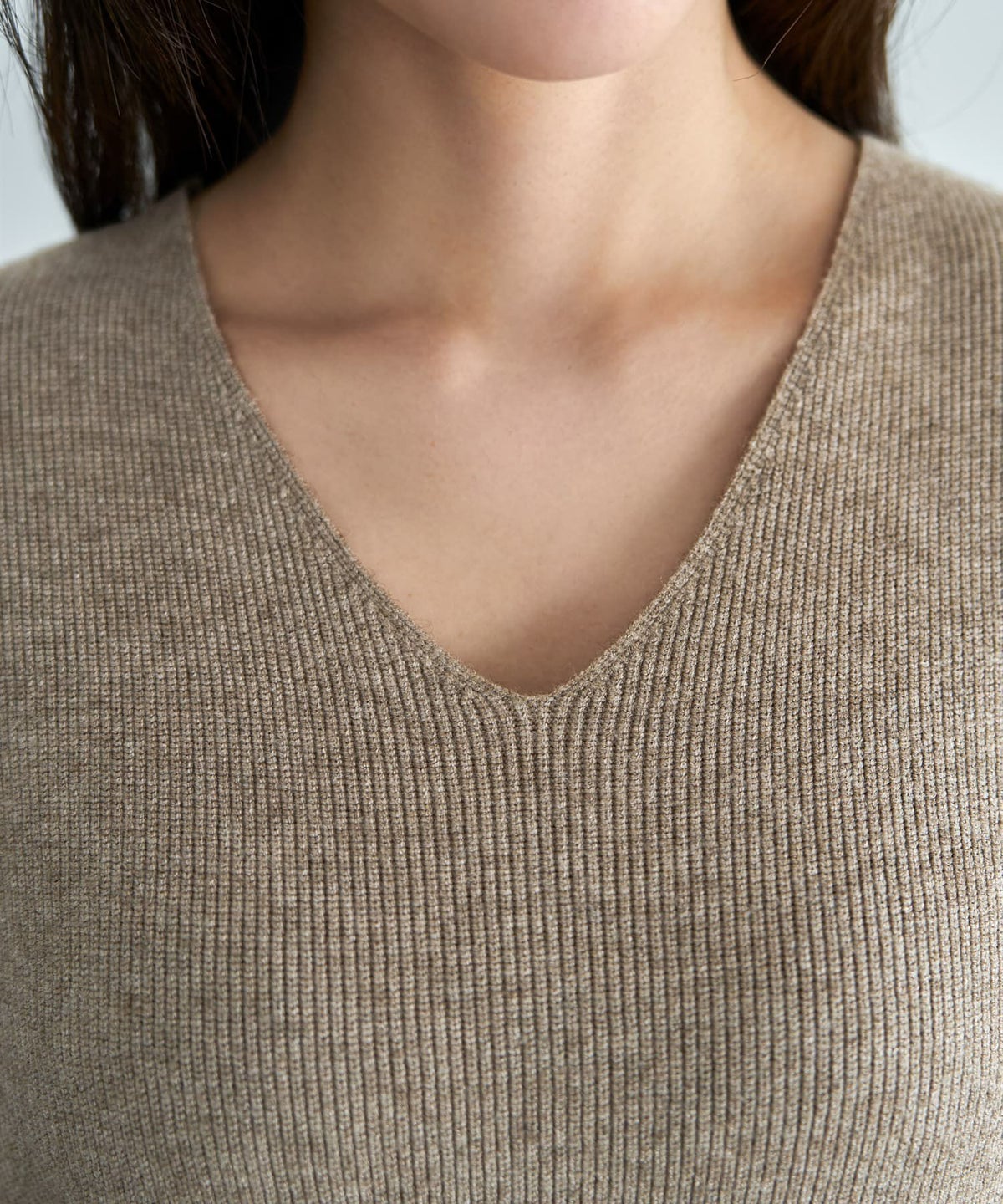 着用イメージ 166cm ブラウン