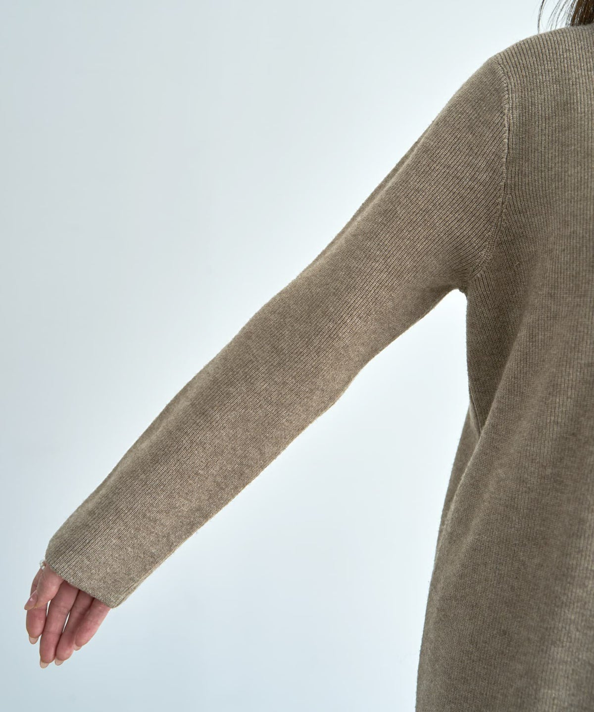 着用イメージ 166cm ブラウン