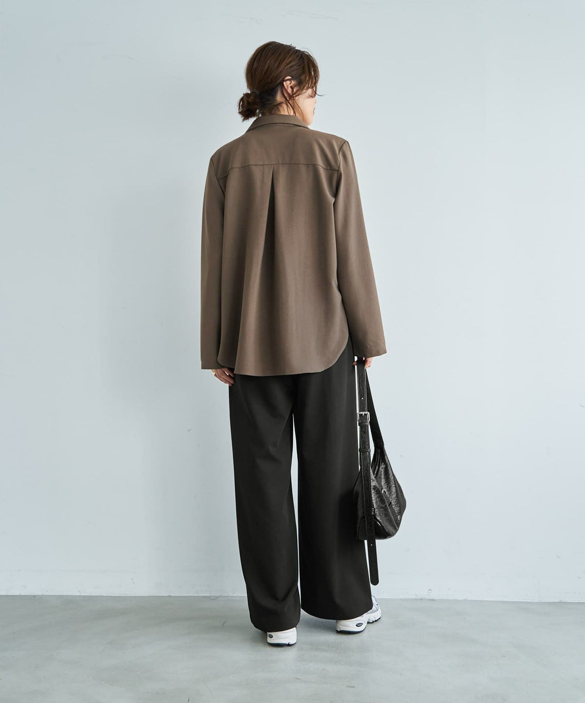 着用イメージ 167cm アッシュブラウン