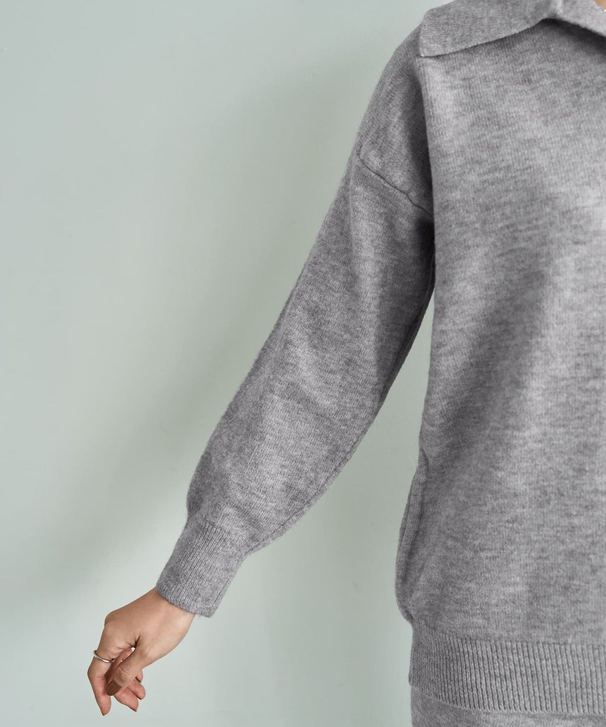 着用イメージ 166cm グレー