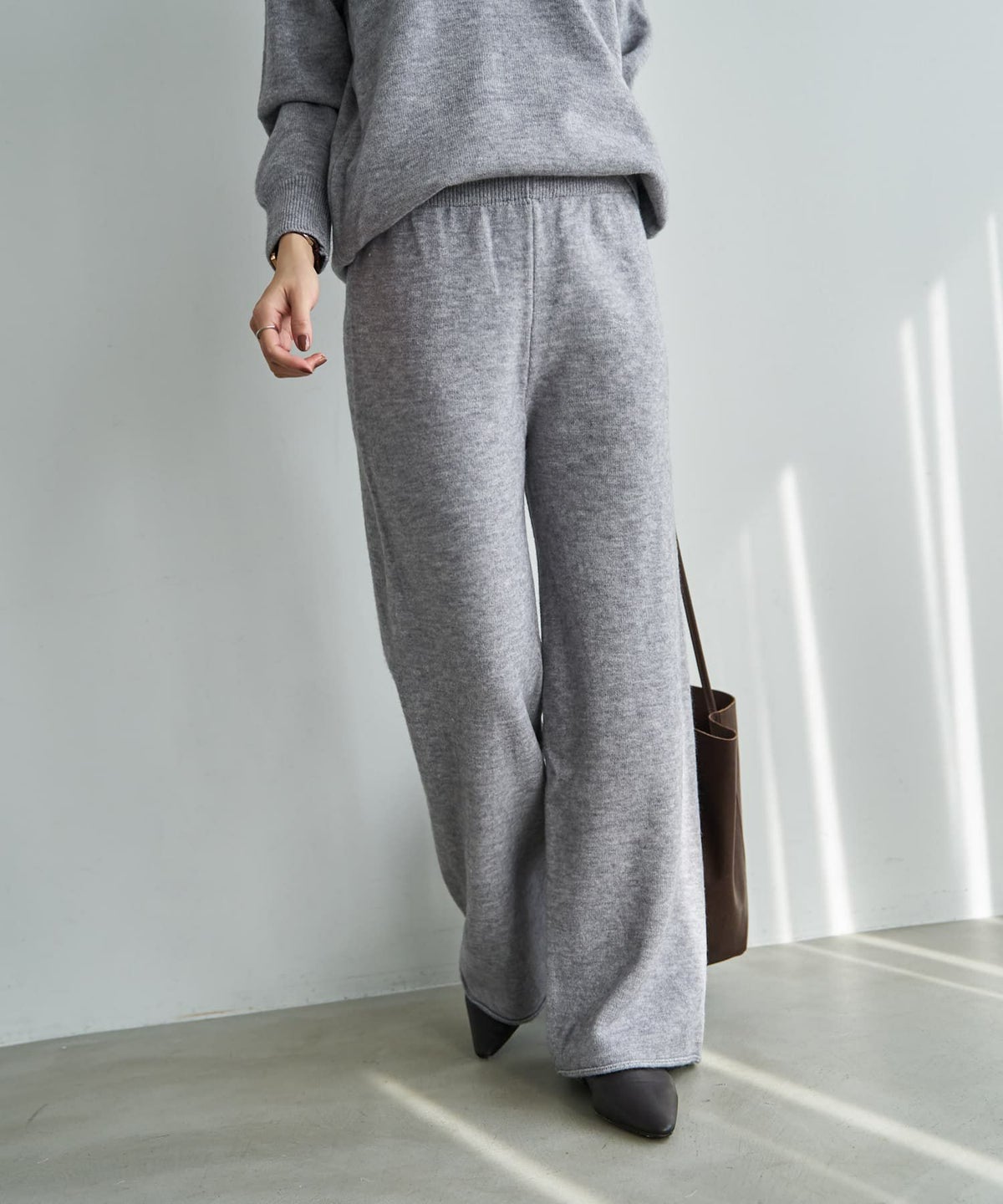 着用イメージ 166cm グレー