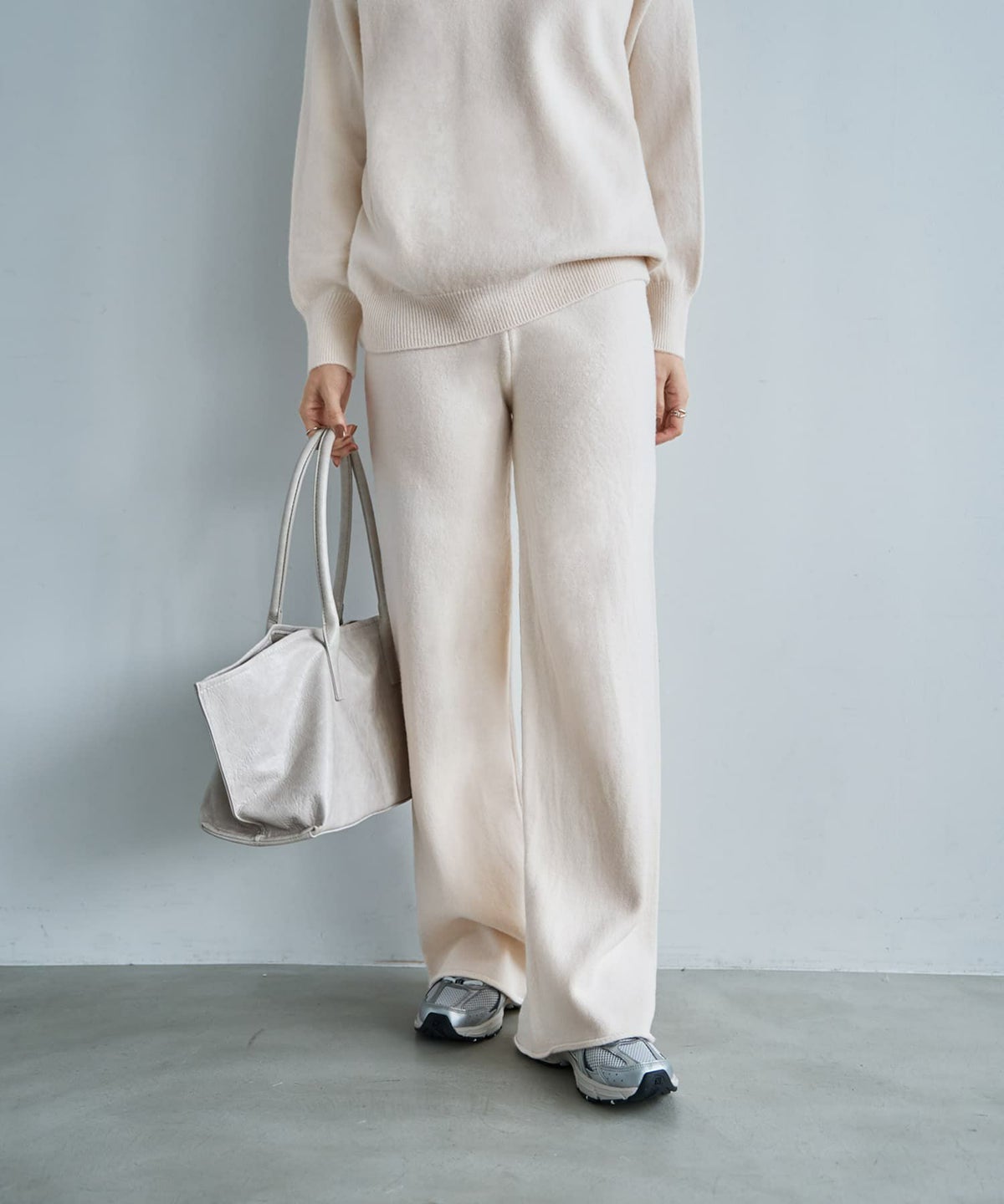 着用イメージ 166cm エクリュ