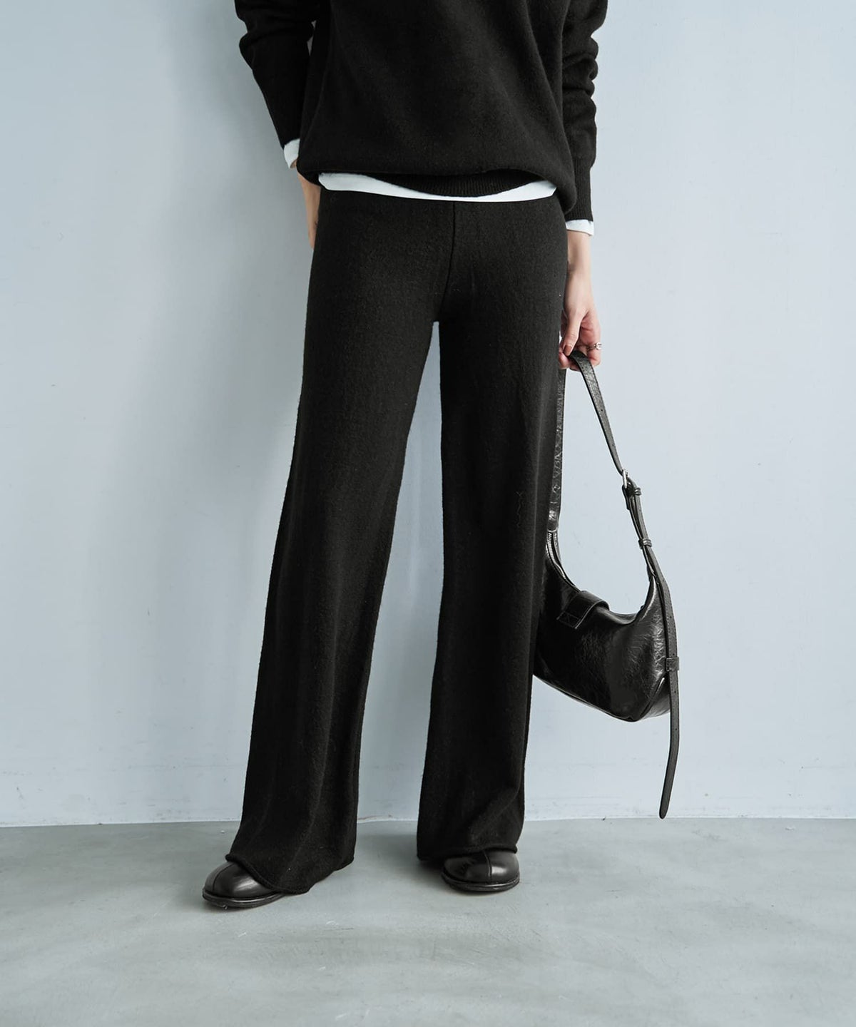 着用イメージ 166cm ブラック