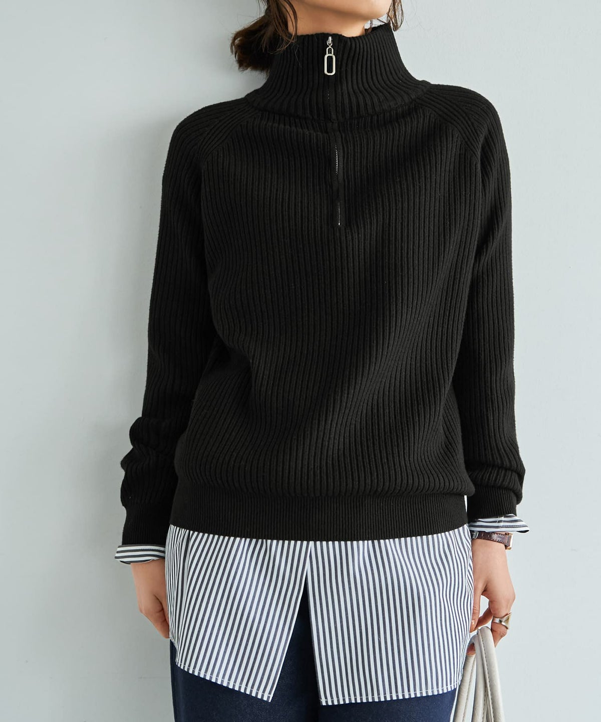 着用イメージ 167cm ブラック