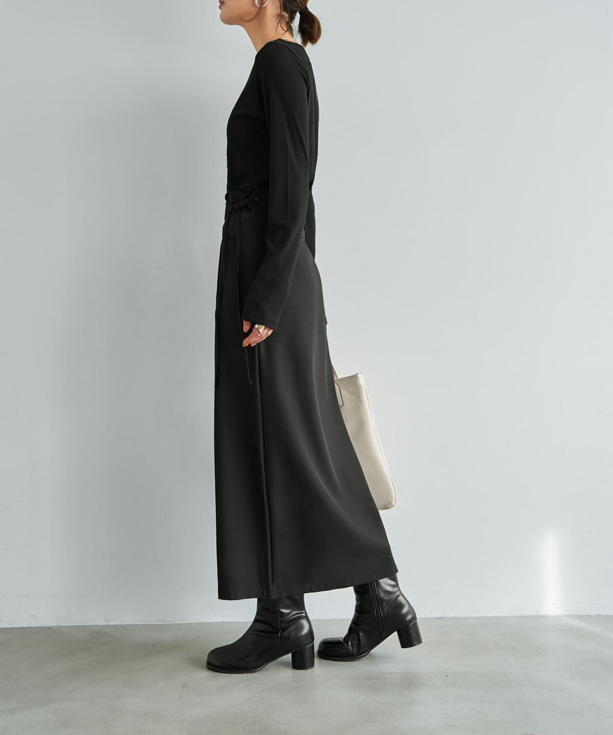 着用イメージ 167cm ブラック