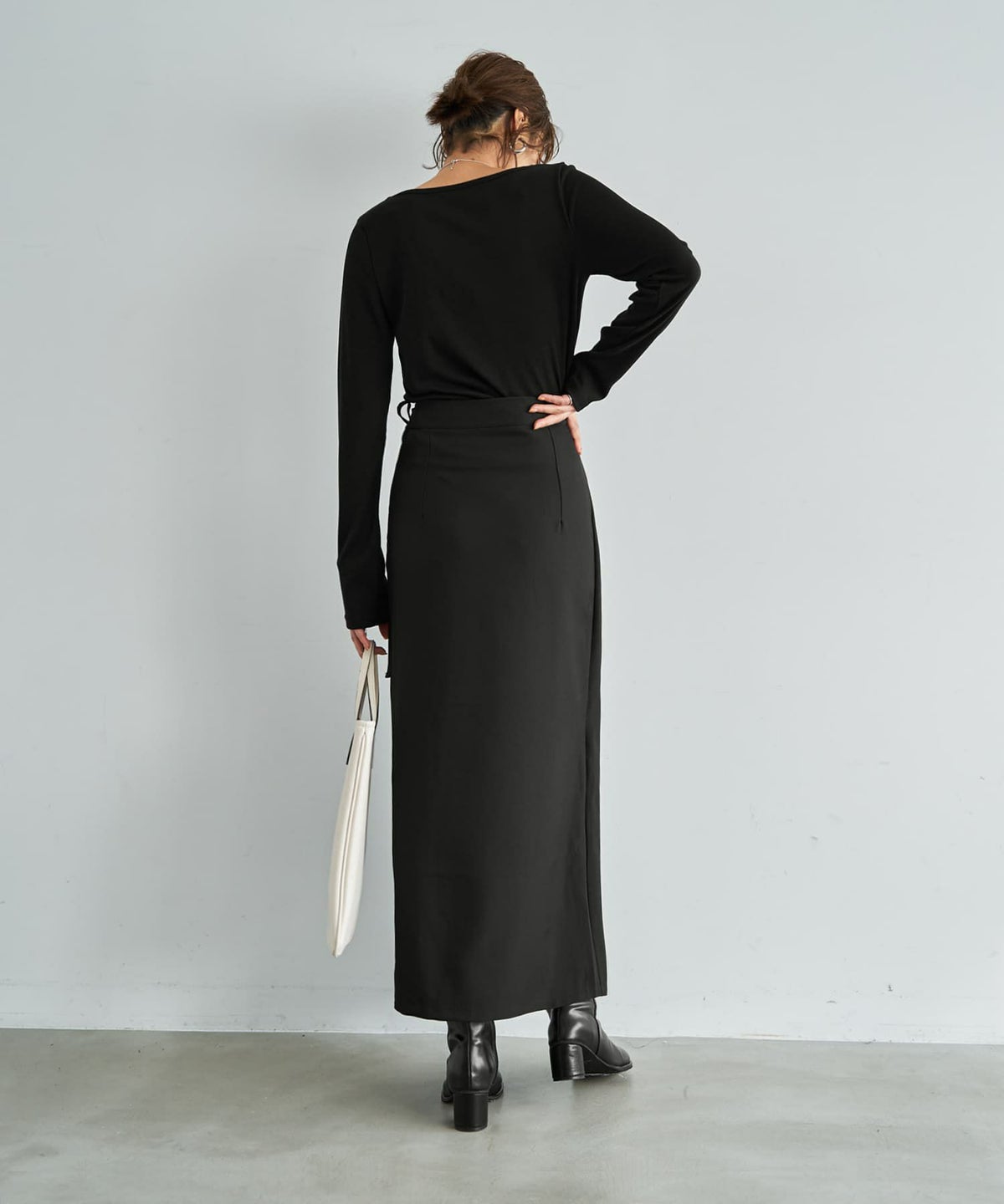 着用イメージ 167cm ブラック