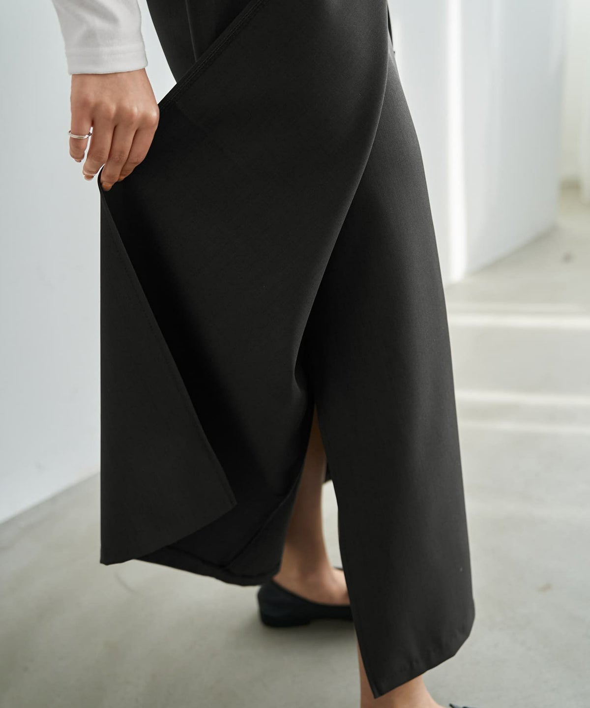 着用イメージ 167cm ブラック