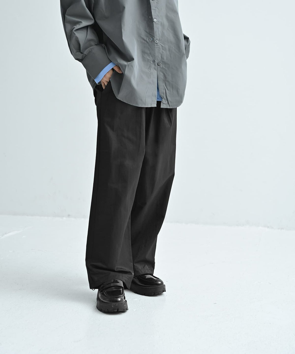 着用イメージ 167cm ブラック