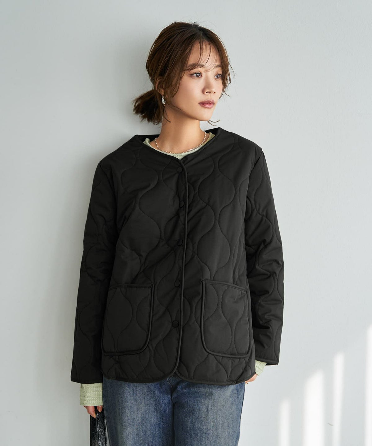 着用イメージ 167cm ブラック