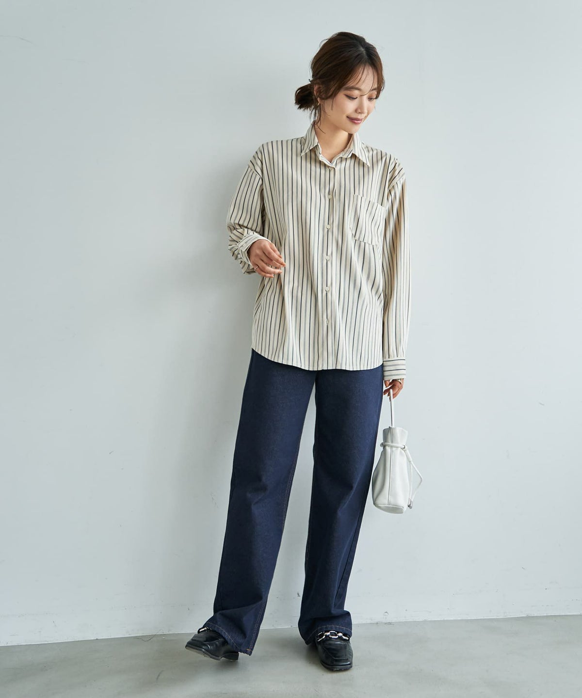 着用イメージ 167cm ナチュラル